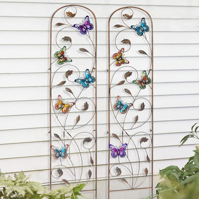 Red Barrel Studio® Ekamveer Iron Trellis | Wayfair